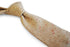 skinny beige speckled tie